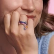 Kép 3/4 - Pandora kék félhold mini függő - 793452C01