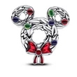 Kép 2/4 - Pandora Disney Mickes egér karácsonyi koszorú charm - 793531C01
