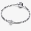 Kép 2/5 - Pandora texturált csillag mini charm - 794050C00