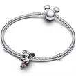 Kép 3/4 - Pandora Disney Minnie egér ünnepi charm - 794218C01