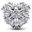 Kép 1/4 - Pandora ezüst szikrázó szív charm - 794240C01