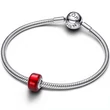 Kép 3/5 - Pandora piros mini muránói üveg charm  - 794425C00