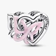 Kép 1/5 - Pandora összefonódó szív és pillangó charm - 794475C01