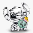 Kép 1/5 - Pandora  x Disney Stitch & Scrump charm - 794554C01