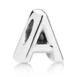 Kép 1/3 - Pandora "A" betű charm - 797455