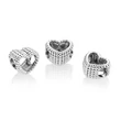 Kép 2/2 - Pandora gyöngyös szív charm - 797516