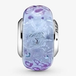 Kép 3/4 - Pandora hullámos levendula muránói üveg charm - 798875C00