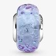 Kép 3/4 - Pandora hullámos levendula muránói üveg charm - 798875C00