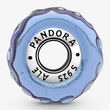 Kép 4/4 - Pandora hullámos levendula muránói üveg charm - 798875C00