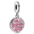 Kép 1/5 - Pandora pink szülinapi torta függő - 798888C01
