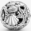 Kép 1/5 - Pandora áttört tengeri csillag, kagyló, szív charm - 798950C00