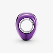 Kép 3/5 - Pandora metál hatású lila szív charm - 793337C01