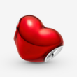 Kép 4/5 - Pandora metál hatású piros szív charm - 799291C02