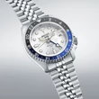 Kép 3/5 - Seiko férfi óra - SSK033K1 - 5 Sports SKX GMT Sky blue, Silver cloud