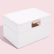 Kép 3/6 - Stackers fehér színű mini ékszerdoboz szett - 74107