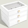 Kép 2/3 - Stackers fehér fiókos ékszertartó doboz szett - 75891