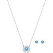 Kép 1/4 - Swarovski nyaklánc + fülbevaló szett - 5480485