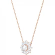 Kép 2/3 - Swarovski rozé arany napsugár nyaklánc - 5492264