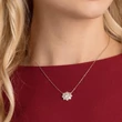 Kép 3/3 - Swarovski rozé arany napsugár nyaklánc - 5492264