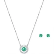 Kép 1/4 - Swarovski nyaklánc + fülbevaló szett - 5516965