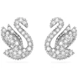 Kép 1/4 - Swarovski Iconic Swan bedugós fülbevaló - 5647873