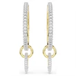 Kép 2/5 - Swarovski Dextera karika fülbevaló - 5738201
