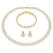 Kép 1/5 - Swarovski Una Angelic nyaklánc, karkötő, fülbevaló szett - 5750619