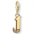 Kép 1/2 - Thomas Sabo "J" betű charm - 1616-414-39