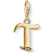 Kép 1/2 - Thomas Sabo "T" betű charm - 1626-414-39