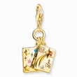 Kép 1/3 - Thomas Sabo sárga arany boríték charm - 2065-414-7