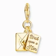 Kép 2/3 - Thomas Sabo sárga arany boríték charm - 2065-414-7
