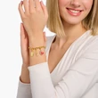 Kép 3/3 - Thomas Sabo arany "KISS" felirat charm - 2067-565-10