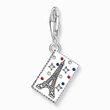Kép 2/2 - Thomas Sabo ezüst levél charm - 2082-691-7