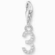 Kép 1/2 - Thomas Sabo "3" charm - 2127-051-21
