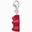 Kép 2/4 - Thomas Sabo x HARIBO piros gumimaci charm ezüst karabinerrel - 2189-017-10