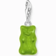 Kép 1/4 - Thomas Sabo x HARIBO zöld gumimaci charm ezüst karabinerrel - 2191-017-6