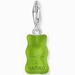 Kép 3/4 - Thomas Sabo x HARIBO zöld gumimaci charm ezüst karabinerrel - 2191-017-6