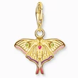 Kép 2/2 - Thomas Sabo aranyozott színes lepke charm - 2209-565-7