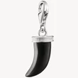 Kép 1/3 - Thomas Sabo fekete obszidián fog charm - 2235-023-11