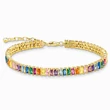 Kép 1/2 - Thomas Sabo tenisz karkötő színes kövekkel - A2030-073-7-L19V