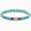 Kép 1/2 - Thomas Sabo türkiz tigrisszem karkötő - A2087-364-7-L17