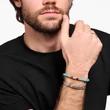 Kép 2/2 - Thomas Sabo türkiz tigrisszem karkötő - A2087-364-7-L19
