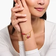 Kép 2/3 - Thomas Sabo Charmista arany karkötő korallal - A2130-427-10-L19V