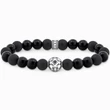 Kép 1/2 - Thomas Sabo Obszidián férfi karkötő - A2145-705-11-L16