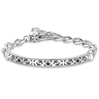 Kép 1/2 - Thomas Sabo Fekete mintás férfi karkötő - A2146-643-21-L19v