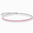 Kép 1/2 - Thomas Sabo teniszkarkötő rózsaszín cirkóniával - A2167-051-9-L19V