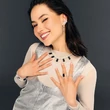 Kép 3/3 - Thomas Sabo x HARIBO gyöngyös fekete gumimaci karkötő - A2170-052-11-L19