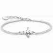 Kép 1/2 - Thomas Sabo ezüst karkötő fehér cirkónia kereszttel - A2173-167-14-L19V