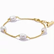 Kép 1/3 - Thomas Sabo sárga arany édesvízi gyöngyös karkötő - A2189-430-14-L19V - Natural Beauty