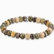 Kép 1/3 - Thomas Sabo 9 mm labradorit és krokodil jáspis gyöngyös férfi karkötő - A2196-353-7-L17